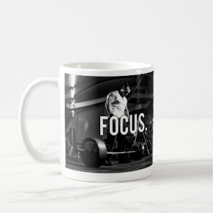 FOCUS - "Body building" Workout Motivational Coffee Mug
