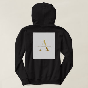 Focus Discipline Success Minimalist Gold Design Hoodie