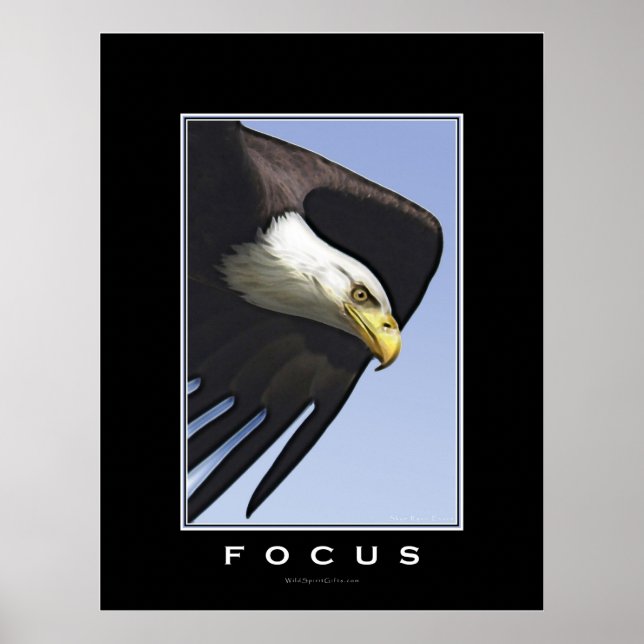 FOCUS Huge Motivational Art Poster (Front)