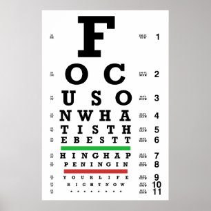 Focus Matters Eye Chart
