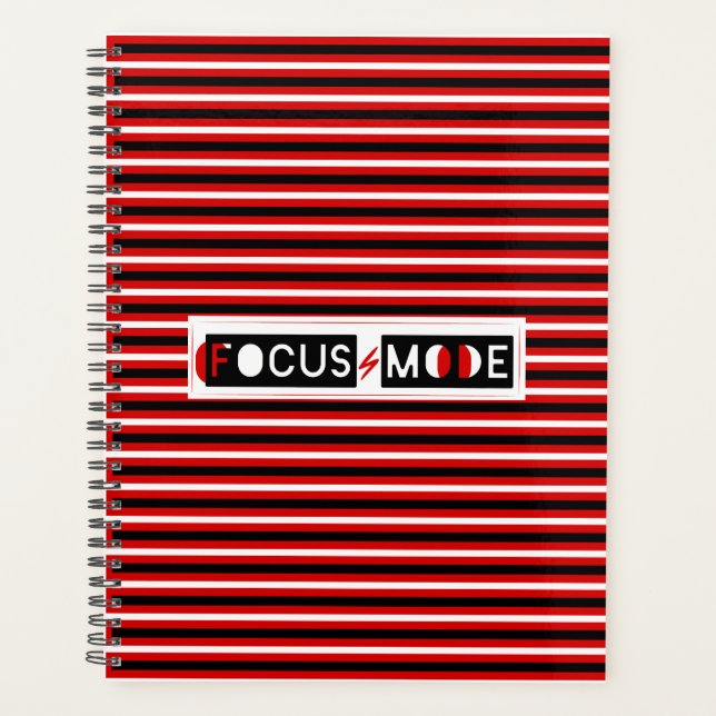 Focus Mode Acrylic Keychain Planner (Front)