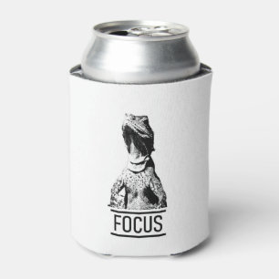 Focus Motivational Text Lizard Can Cooler