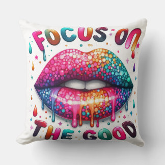 Focus of the Good Throw Pillow