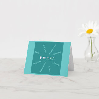 Focus On Card