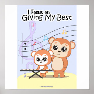 Focus on giving your best Wall art