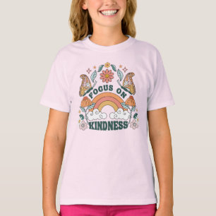 Focus on Kindness Groovy Graphic T-Shirt