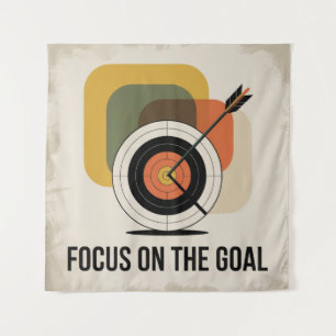 Focus On The Goal Tapestry
