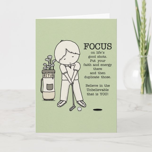 Focus on the Good Holiday Card (Front)