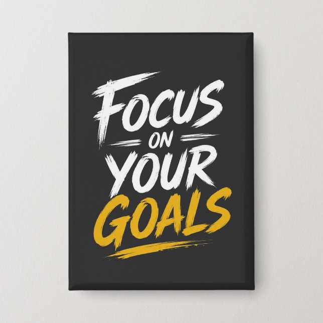 Focus On Your Goals Motivational (Front)