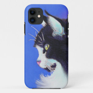 Focus Tuxedo Cat iPhone 11 Case
