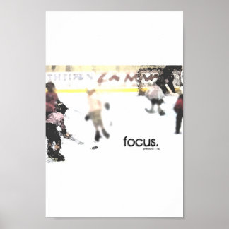 focus. (youth hockey) poster