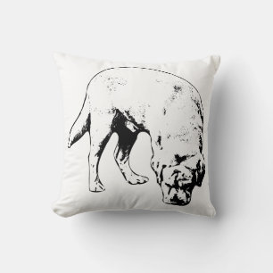 Focused Companion Throw Pillow