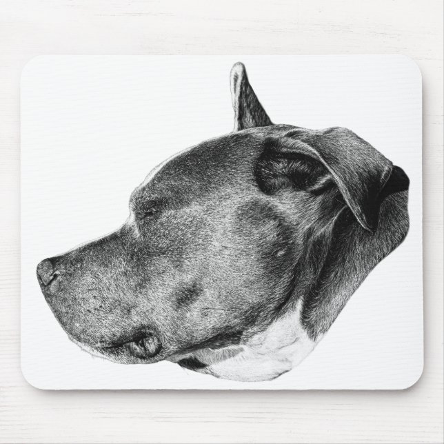 focused loyal gaze mouse pad (Front)