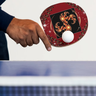 Focused Precision Ping Pong Paddle: Celestial Gala Ping Pong Paddle