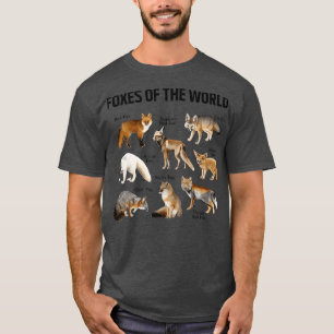 Foes Of The World Cute Fo Animals Premium 1762 T-Shirt