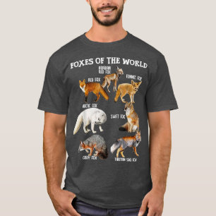 Foes Of The World Funny Fo Races Educational Wild  T-Shirt