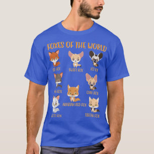 Foes Of The WorldFunny Fo Animals Educational Kids T-Shirt