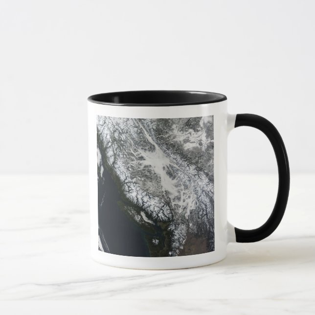 Fog and snow in British Columbia Mug (Right)