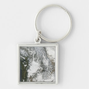 Fog and snow in the Pacific Northwest (true col Keychain