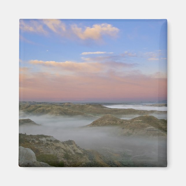 Fog from the Little Missouri River hangs in the Magnet (Front)