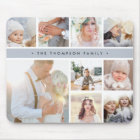 Fog Grey Stripe Photo Collage