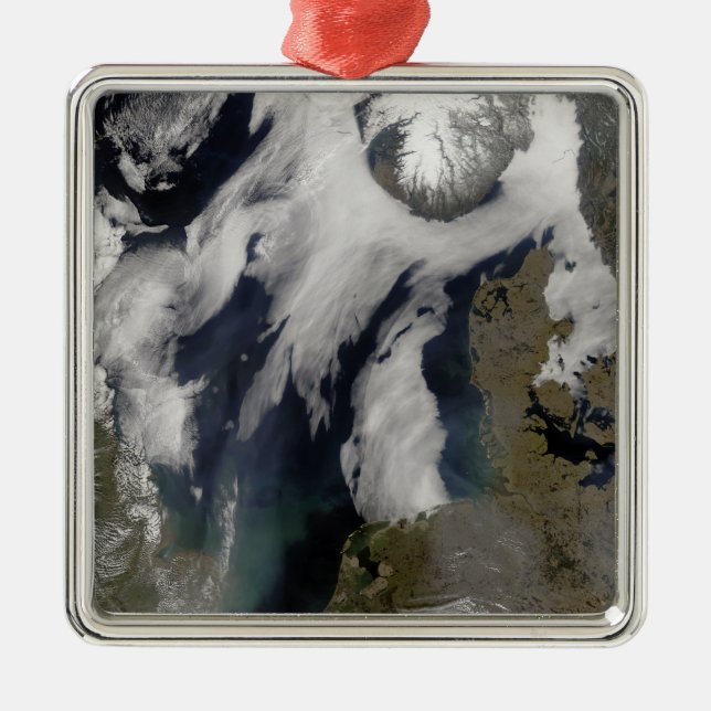 Fog in the North Sea Metal Ornament (Front)