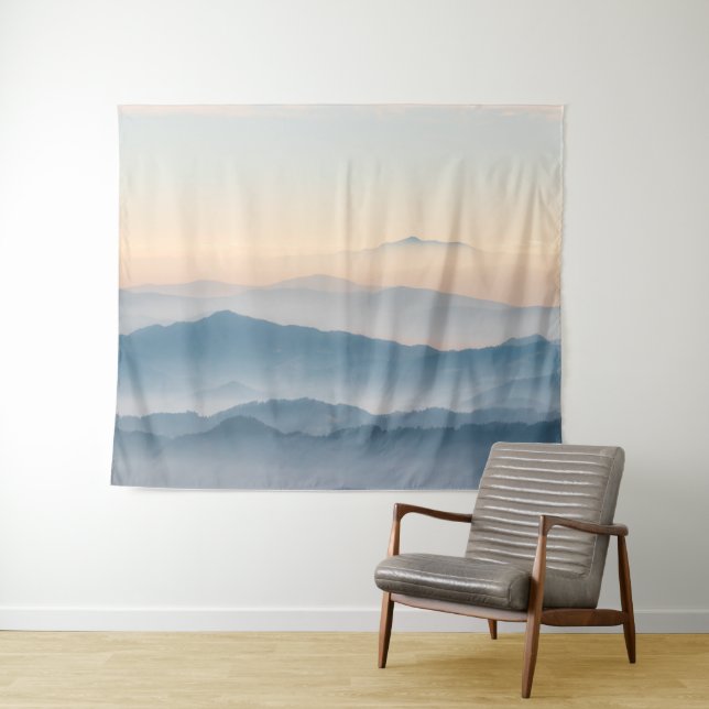 Fog layers, hills and mountains tapestry (In Situ (Horizontal))
