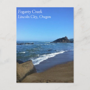 Fogarty Creek, Oregon Postcard