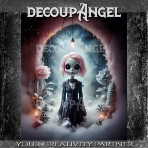 Fogbound Enchantress Decoupage Tissue Paper