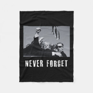Foget Donald Trump Pennsylvania Rally Fleece Blanket
