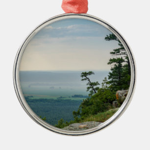 Foggy At Petit Jean Metal Ornament