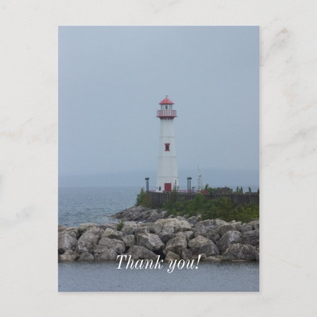 Foggy at Wawatam Postcard (Front)