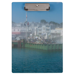 Foggy Bike Dock Clipboard