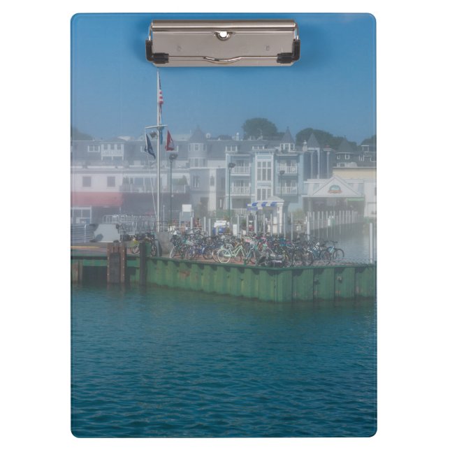 Foggy Bike Dock Clipboard (Front)