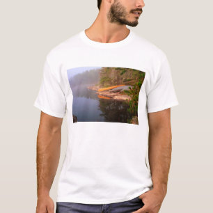 Foggy Canoe Campsite, Lake Kawnipi, T-Shirt