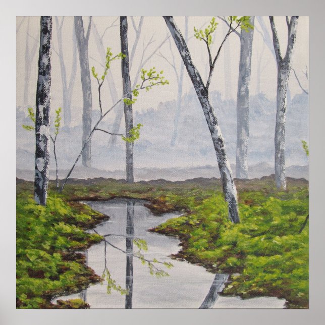 Foggy Forest Fine Art Print (Front)