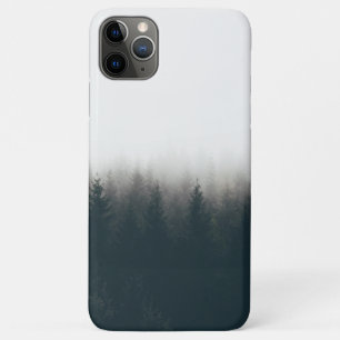 Foggy Forest Pine Mountain Aesthetic Art iPhone 11 Pro Max Case