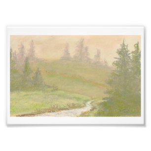 Foggy Hill Photo Print