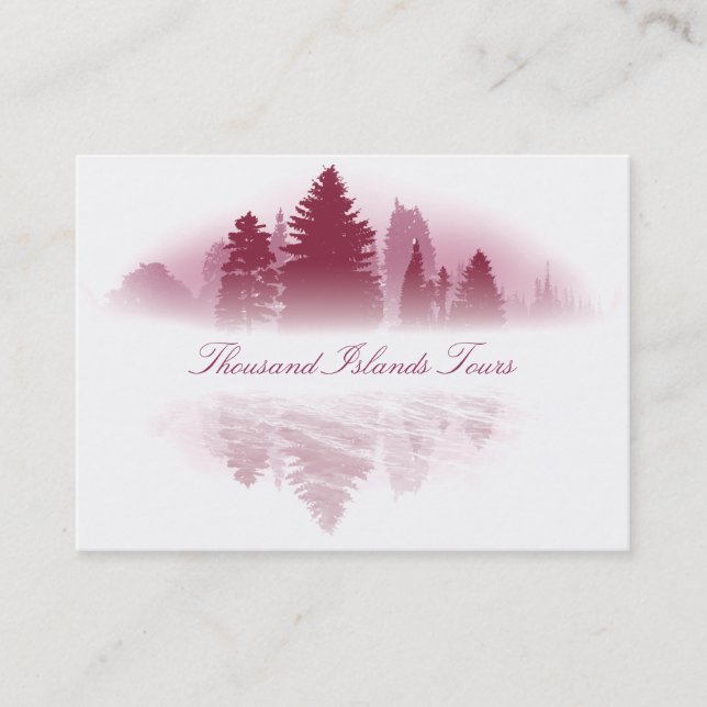 Foggy Lake Business Card (Front)