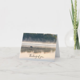 Foggy Morning Flight Thinking Of You Card