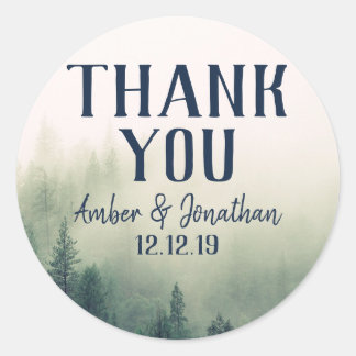 Foggy Mountain Favour Sticker