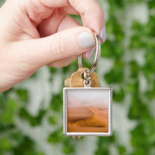 Foggy Namib Desert Keychain