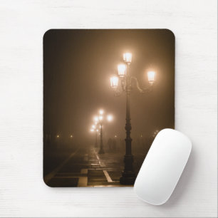 Foggy Piazza San Marco, Venice Mouse Pad