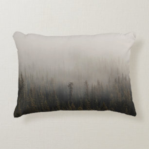 FOGGY PINE TREES ACCENT PILLOW