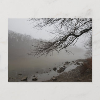 Foggy River, Scioto Park, Dublin, Ohio Postcard