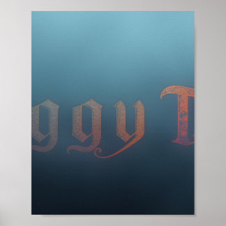 Foggy tea poster