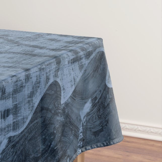 foggy town pattern tablecloth (In Situ)