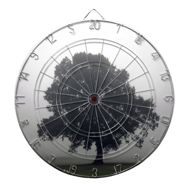 Foggy Tree Dartboard (Front)
