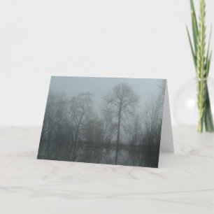 Foggy Trees Card