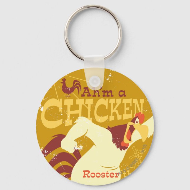 Foghorn Ah'm a chicken Keychain (Front)